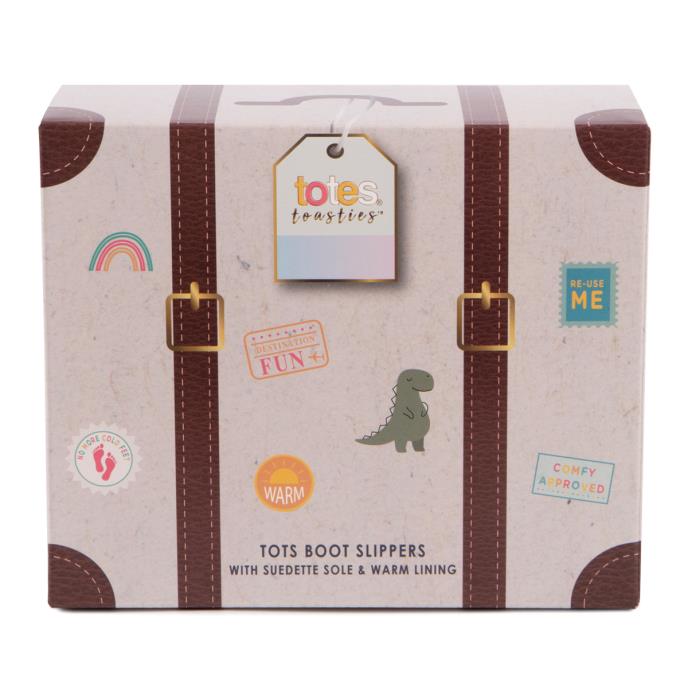 totes toasties® Kids Multi Faux Fur Boot Slippers Multi Extra Image 7